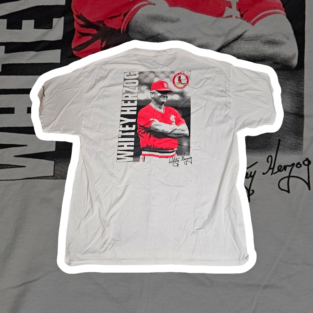 Fruit of the Loom Whitey Herzog Graphic Tee - Gray